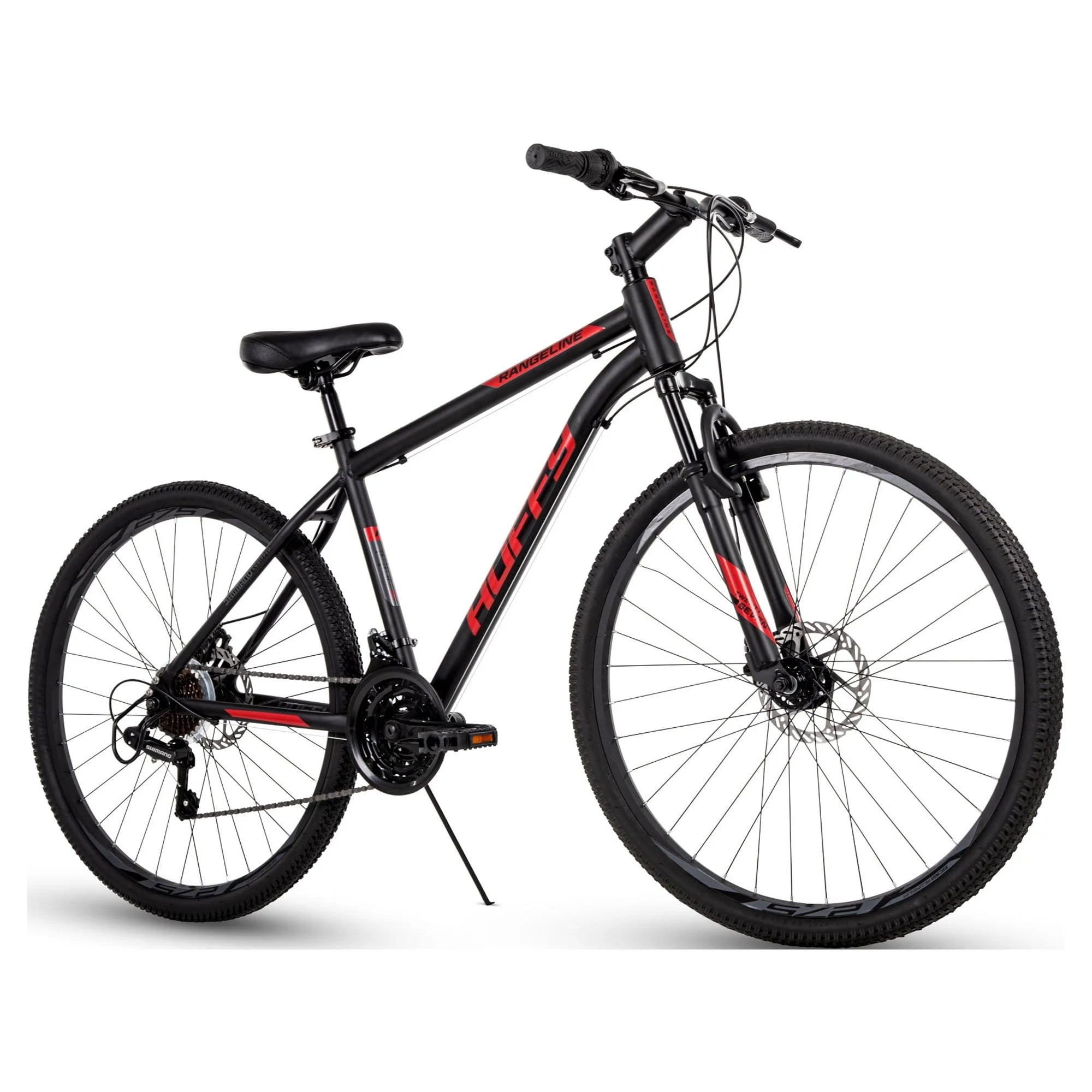 Men's Mountain Bike 27.5 Inch, Black and Red D505781