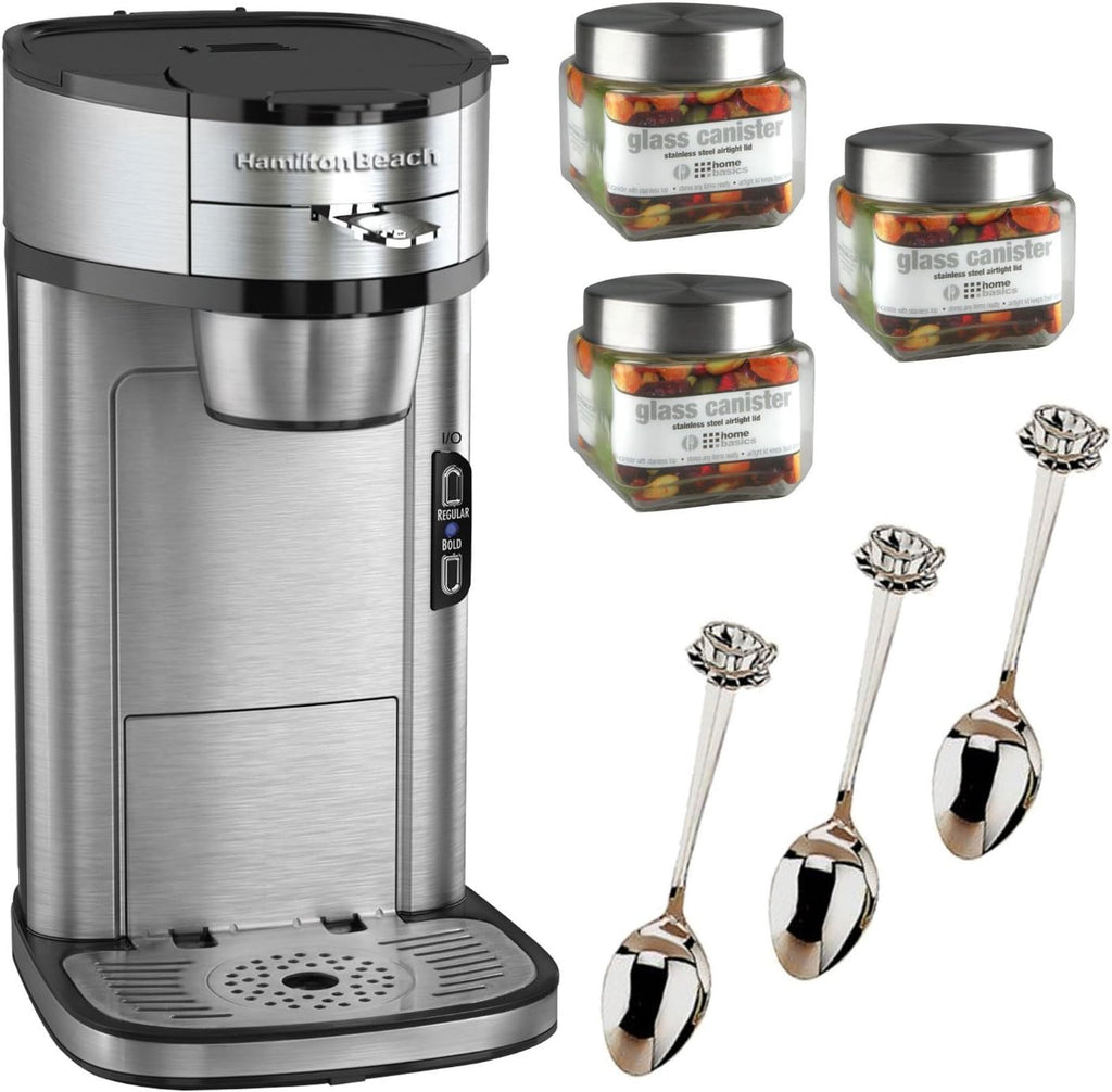 Single Serve Coffee Maker with Electric Coffee Grinder C72352