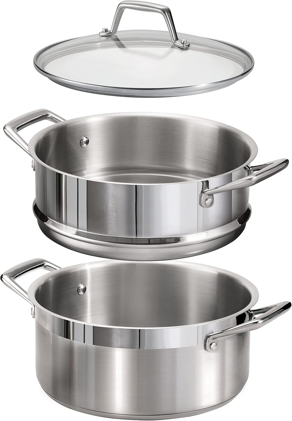 Stainless Steel Steamer Set 5 Quart Induction-Ready M492729