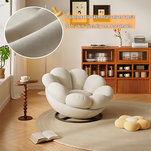 Swivel Lounge Chair with Ottoman for Living Room, Bedroom, Office W184433