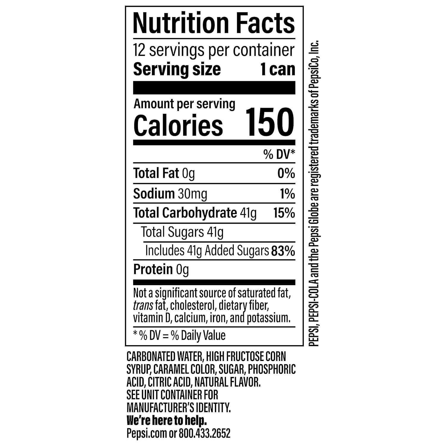 Caffeine Free Cola, 12 Fl Oz Cans, 12 Pack S80470