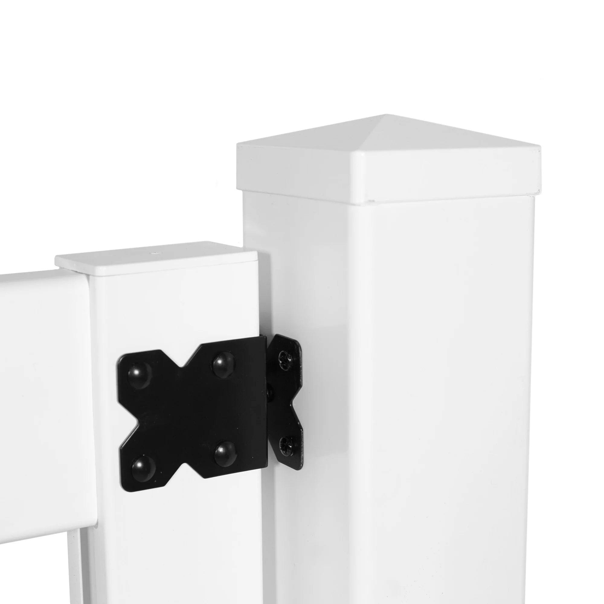 6 ft. x 42 in. White Vinyl Privacy Fence Gate R78994