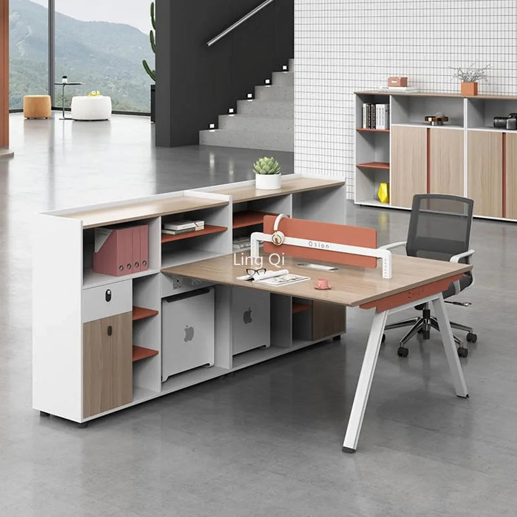 Executive Office Desk with Computer Workstation O951086