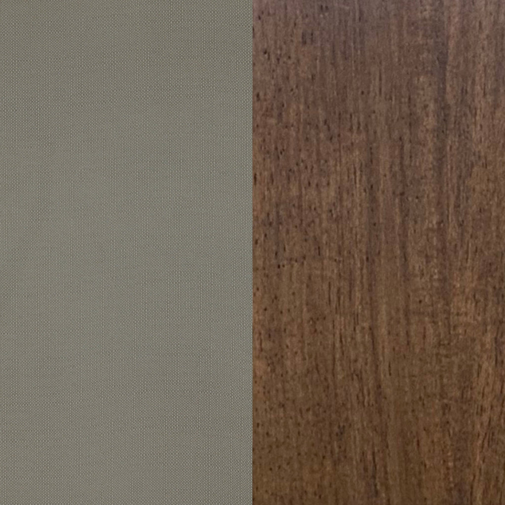 Modern Upholstered Bar Stool with Back and Solid Wood Legs Q706695
