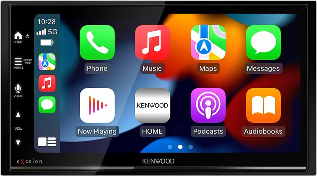 6.95-Inch Capacitive Touch Screen Car Stereo with CarPlay, Android Auto, Bluetooth, and HD Radio N614