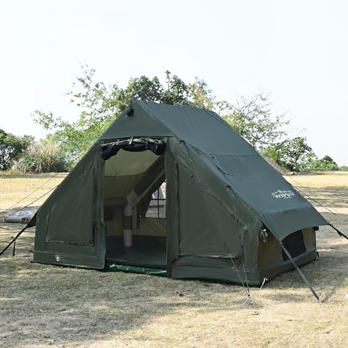 Inflatable Cabin Tent for Camping, 4-6 Person, Waterproof P12127