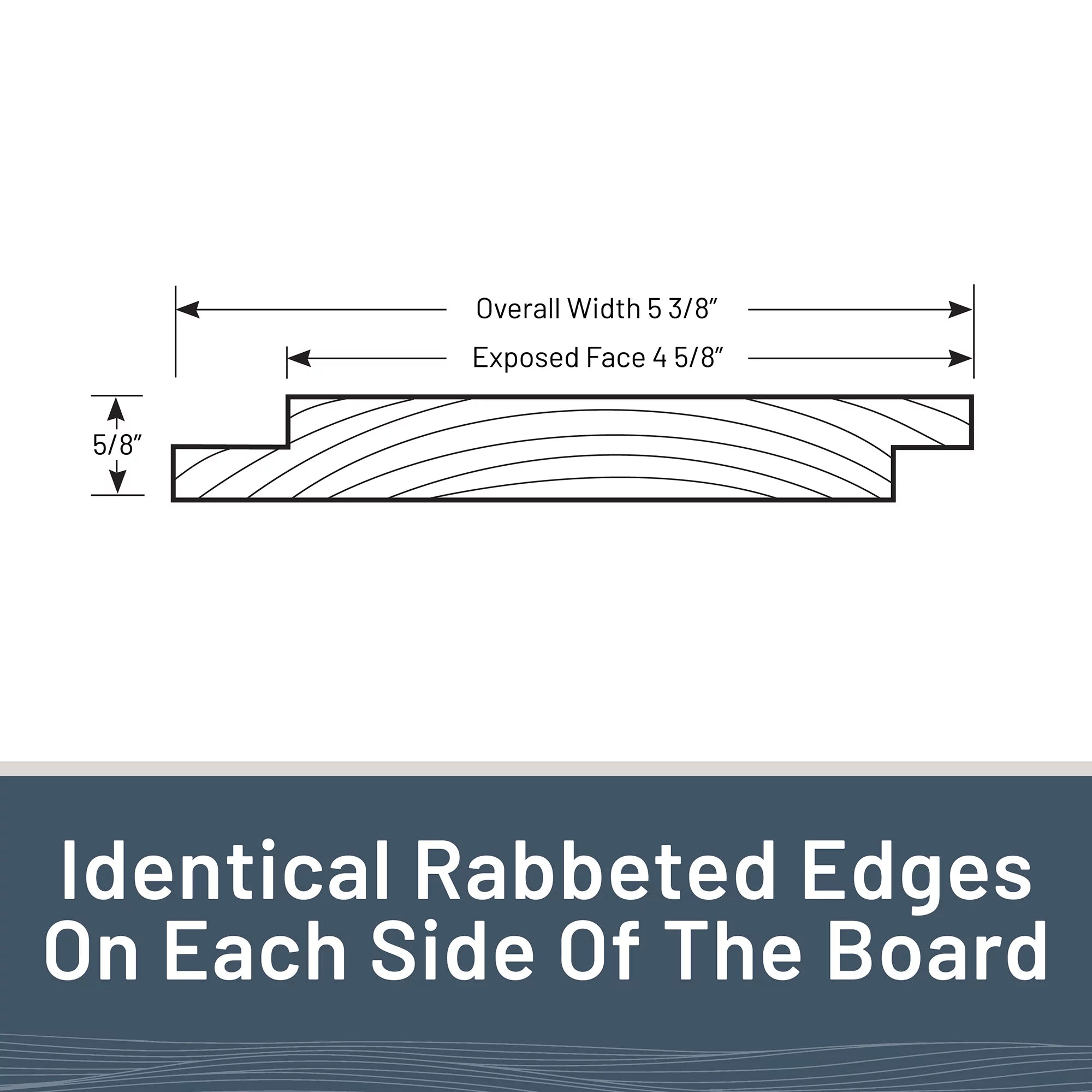 Charred Wood Shiplap Boards, 4-Pack, Smoke White J62995