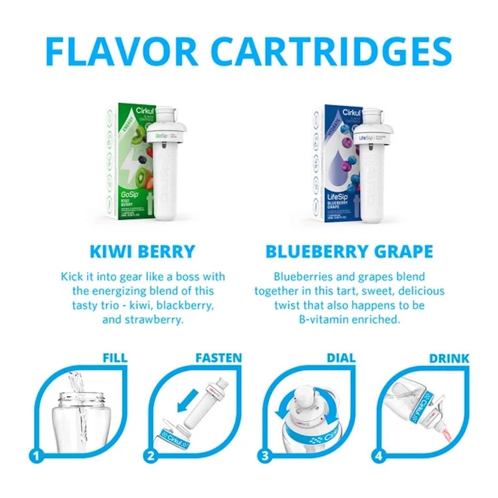 Variety Pack Flavored Drink Cartridges (6 Count) U19831
