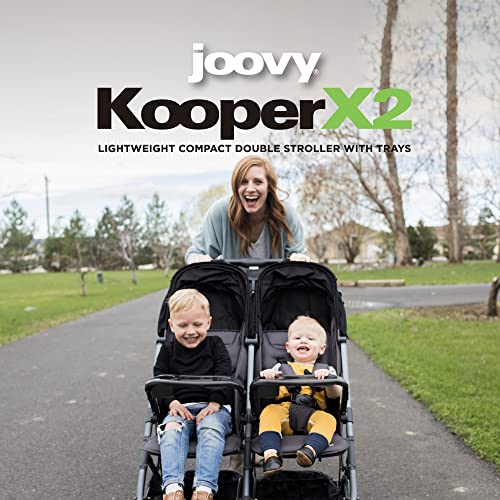 Side-by-Side Double Stroller with Reclining Seats and One-Handed Fold A80897