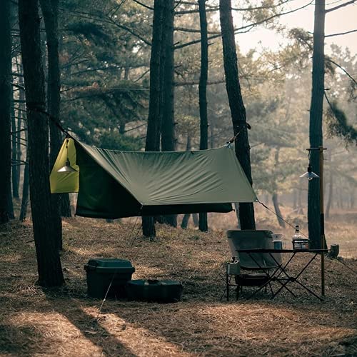 Lay Flat Hammock Tent with Mosquito Net, Insulated Pad and Rainfly D732