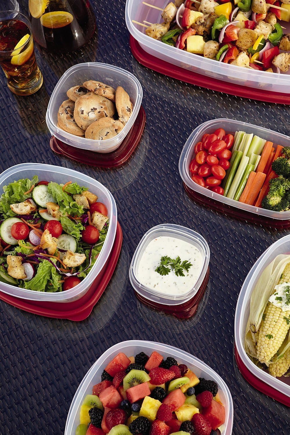 Food Storage Containers, 42 Piece Set F44677