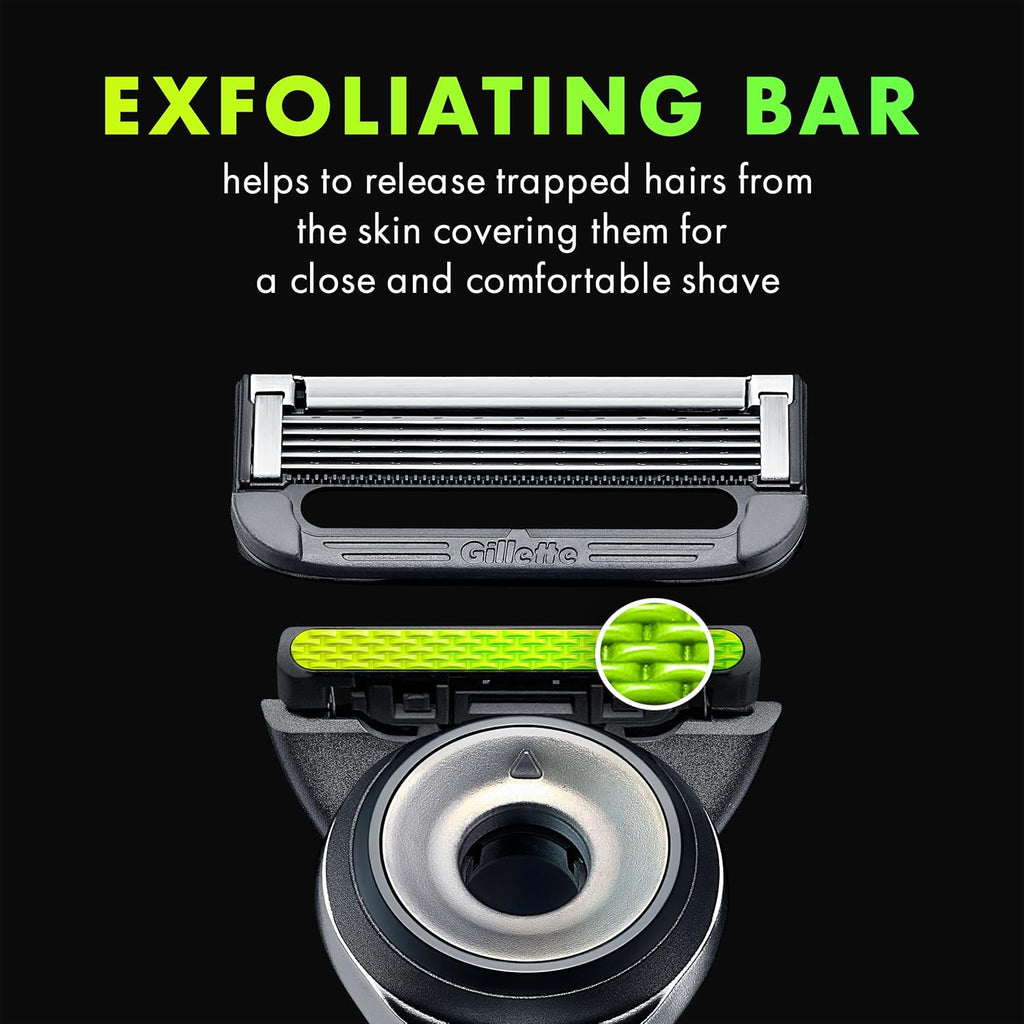 Men's Razor with Exfoliating Bar and Magnetic Stand O889791