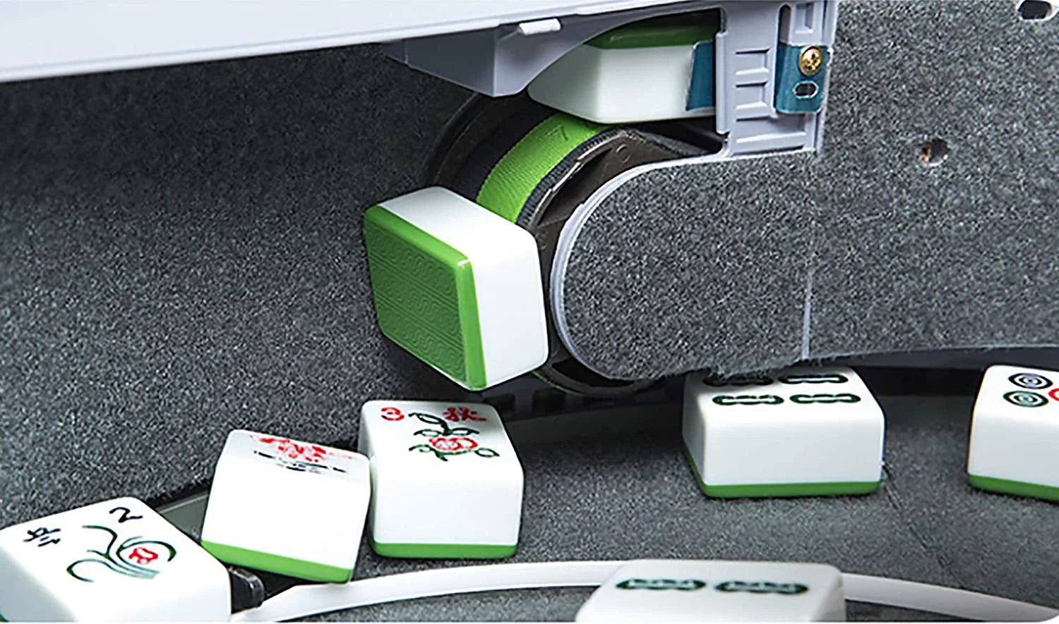 Mahjong Table with Drawers, 2 Sets of Magnetic Tiles O1214
