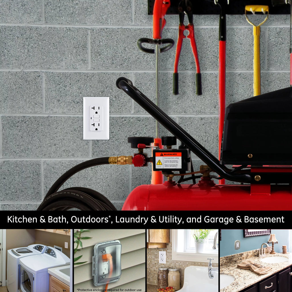 20A GFCI Outlet, White Q29072