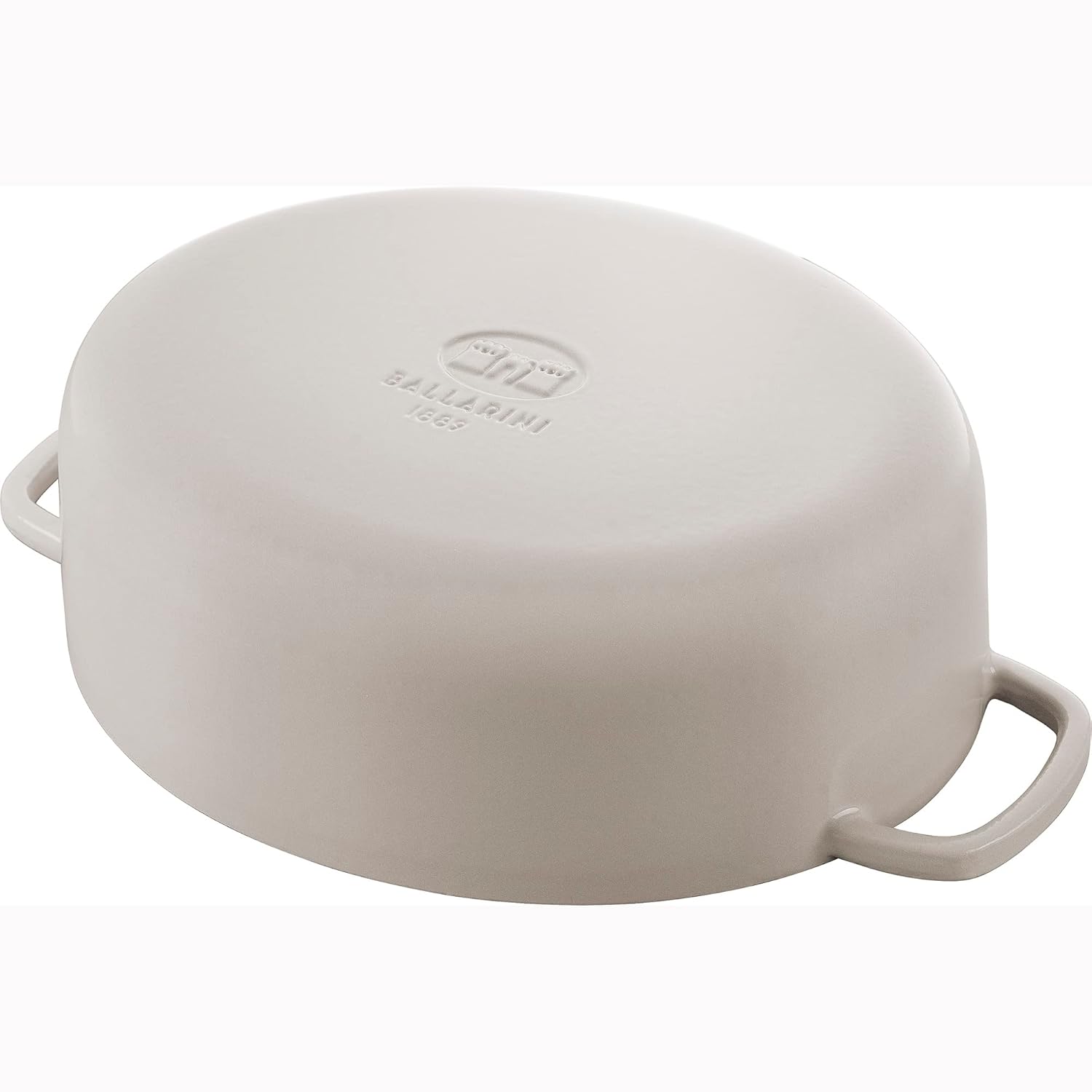 Cast Iron Oval Dutch Oven, 5-qt, Crema White C8753