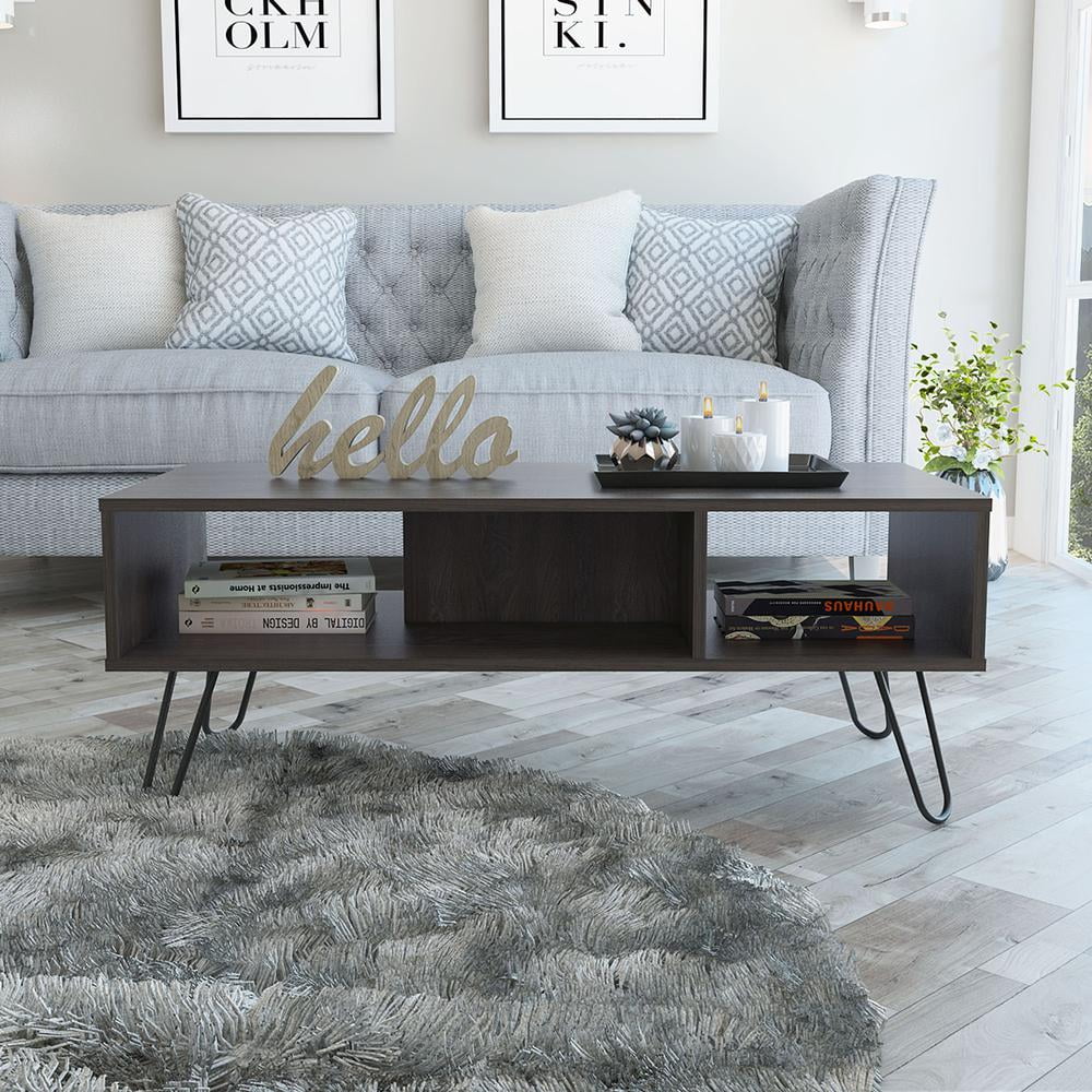 Charcoal Coffee Table, Carbon Espresso X2504