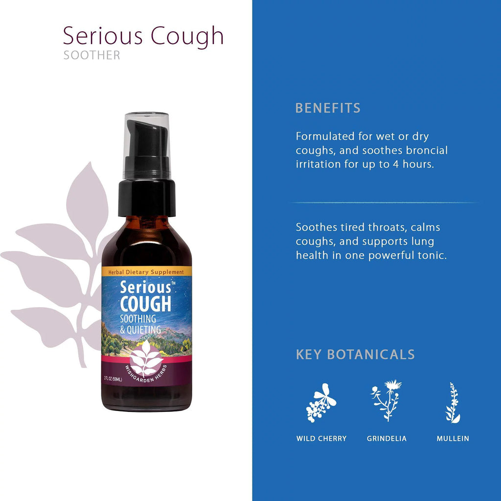 Organic Herbal Cough Suppressant Supplement, 4 oz J807