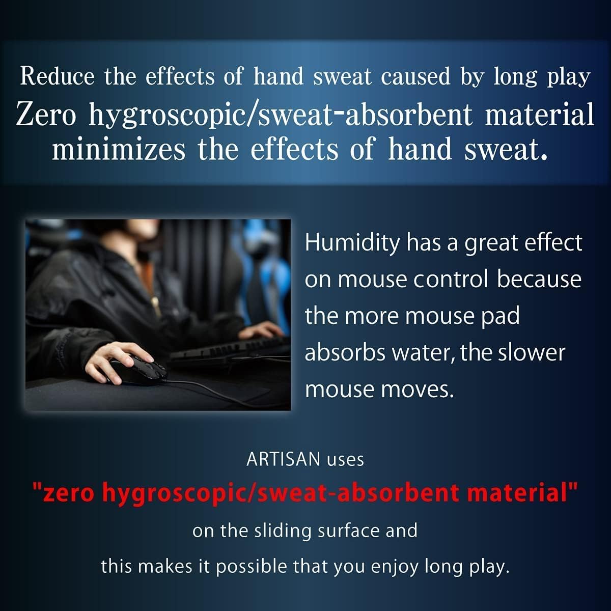 Gaming Mousepad with Smooth Texture for Pro Gamers and Designers V374359