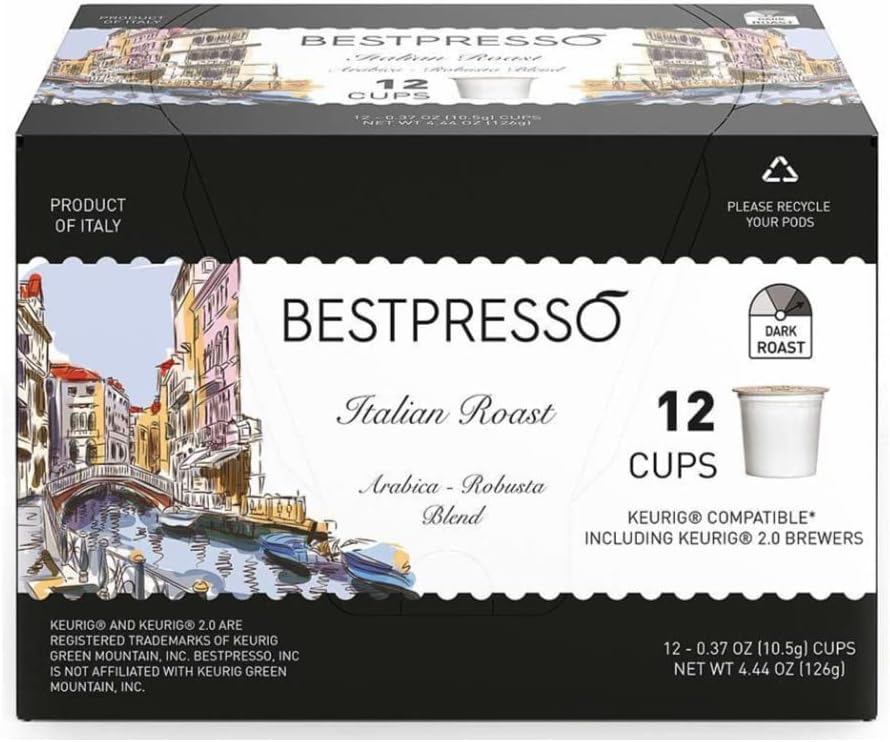 Single Serve Coffee Maker with 12-Count Coffee Pods and Pod Organizer W604388