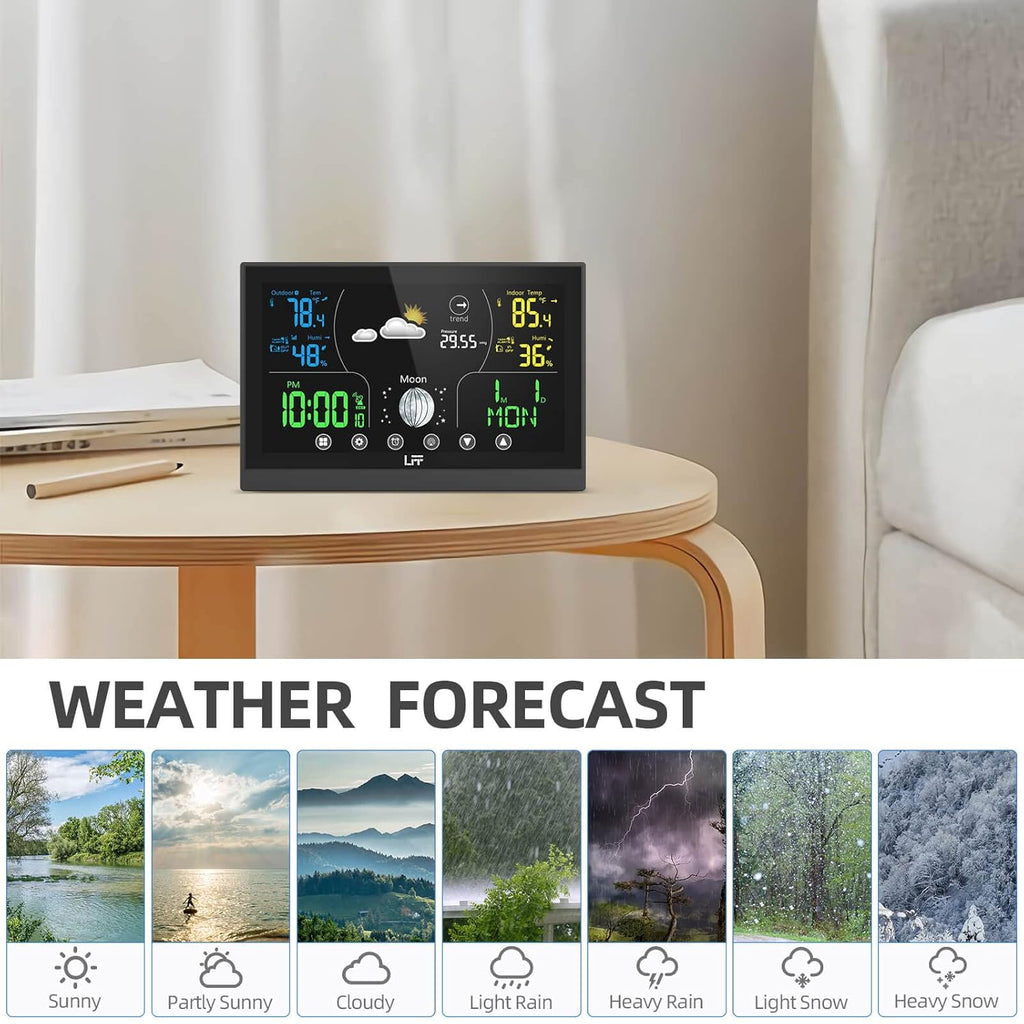 Wireless Weather Station with 2 Sensors, Indoor Outdoor Thermometer R513565