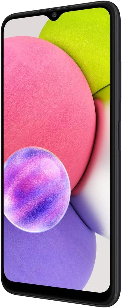 Galaxy A03s Cell Phone, Unlocked Android Smartphone, 32GB, Black (Renewed) D146128