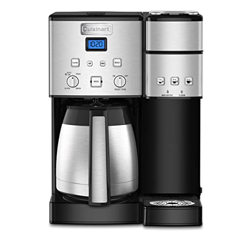 10-Cup Thermal Coffeemaker and Single-Serve Brewer, Stainless Steel K236621