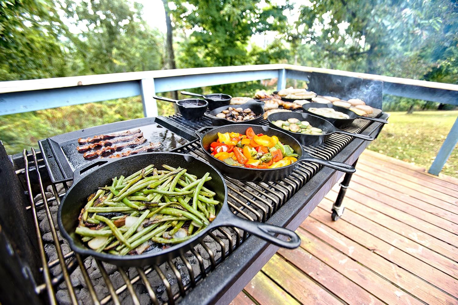 Cast Iron Skillet with Dual Handles, Oven and Stove Safe N87070