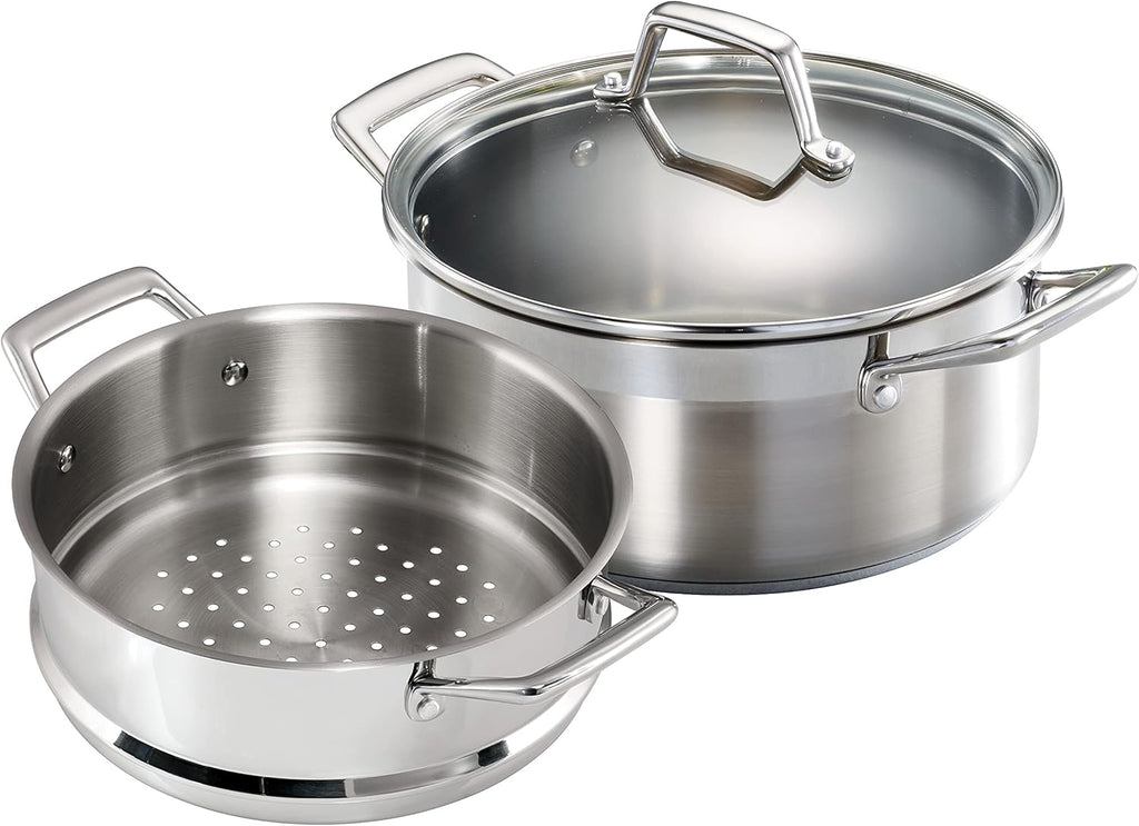 Stainless Steel Steamer Set 5 Quart Induction-Ready M492729