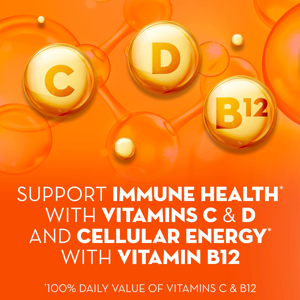 Daily Fiber Supplement with Vitamins C, D & B12, Sparkling Citrus Drink, 50 Servings V3763