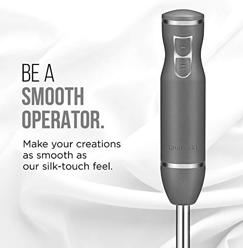Immersion Hand Blender with Stainless Steel Shaft, 2-Speed Control, 300 Watts P2097