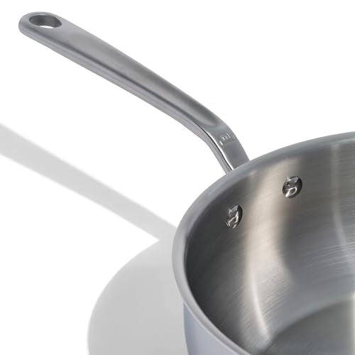 2 Quart Stainless Steel Saucier Pan, 5 Ply, Induction Compatible D24568