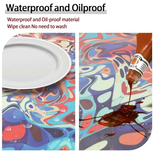 Fitted Round Tablecloth with Elastic for 40"-44" Tables Z243