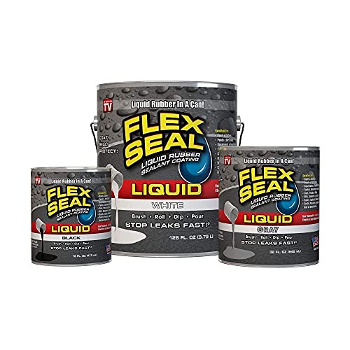 Liquid Rubber Coating Sealant, 32 oz, Clear, Waterproof, Flexible V7532