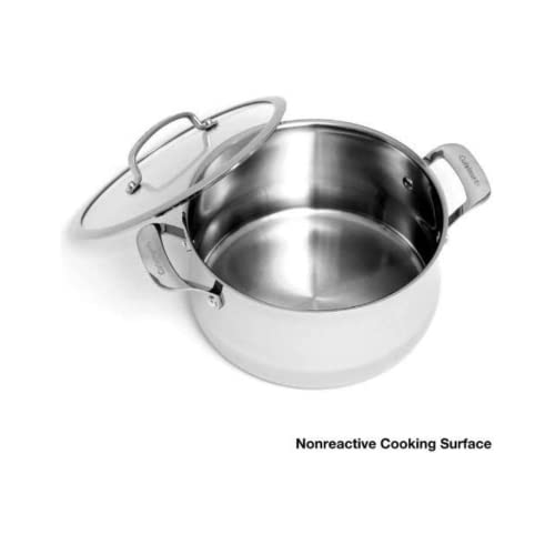 Stainless Steel 6-Quart Saucepot with Glass Cover Z194