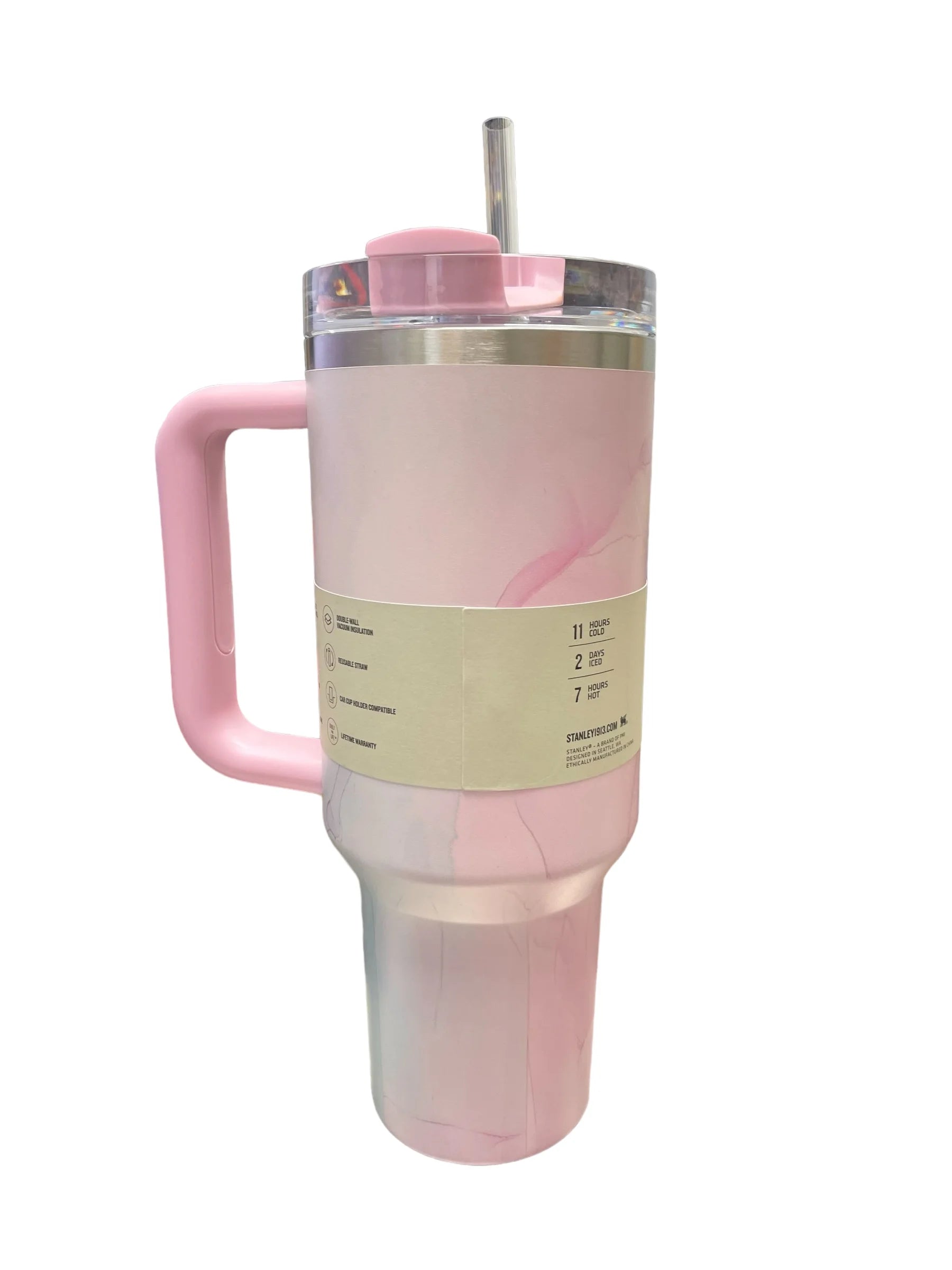 Watercolor Tulle Stainless Steel Tumbler 40 oz X6330