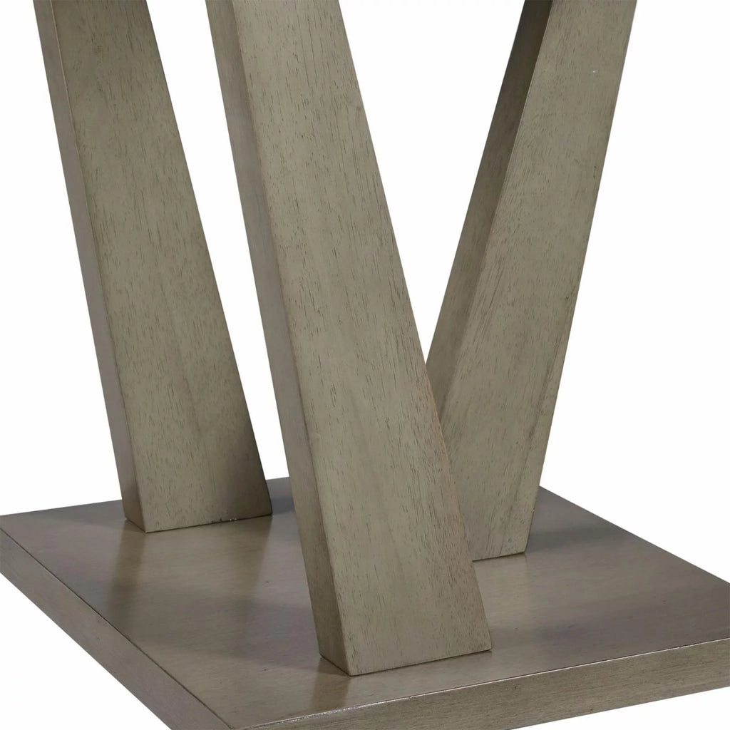 Square End Table in Gray D497