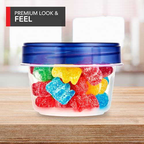 4oz Plastic Containers with Twist Top Lids, 6 Pack X600