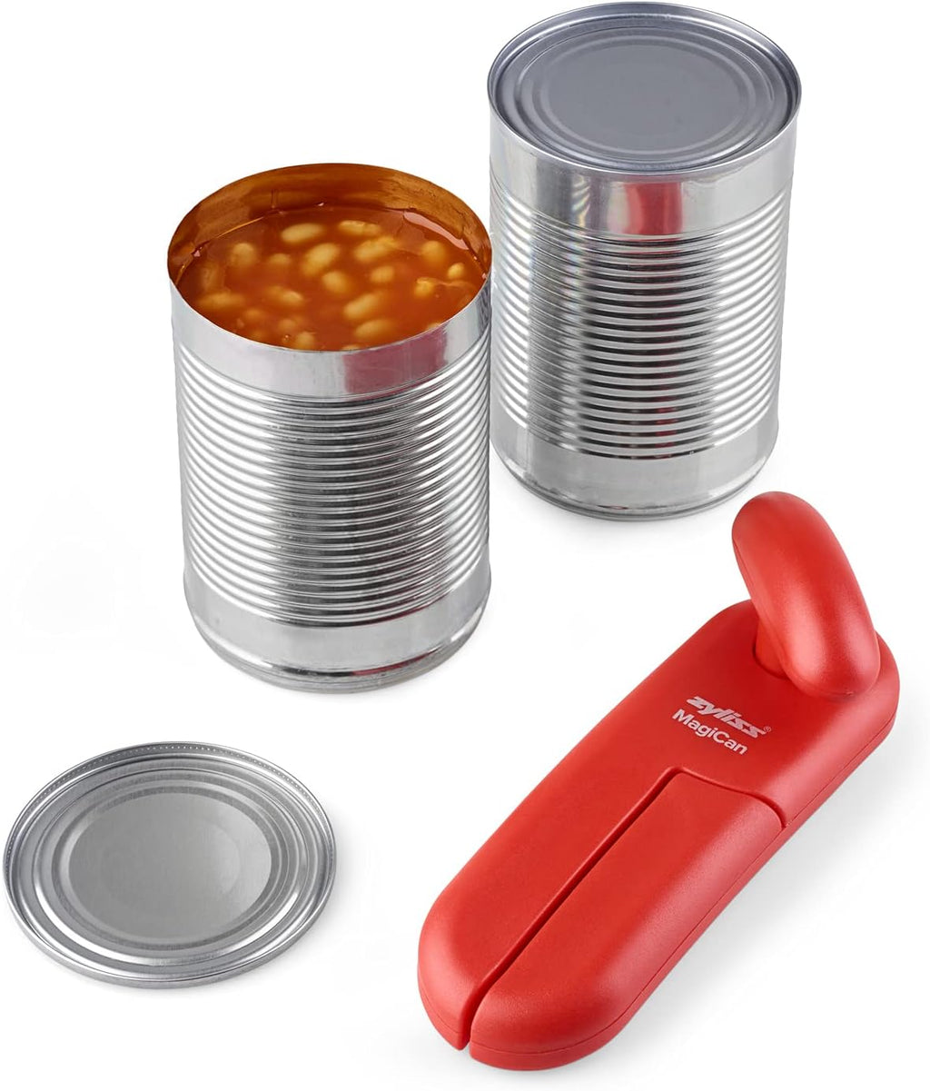 Manual Can Opener with Lid Release - Heavy Duty Kitchen Gadget - Compact Hand Held Design X816828