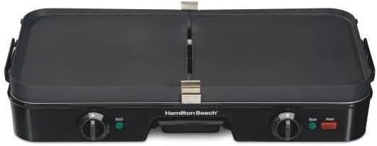 3-in-1 Grill/Griddle with Dual-Zone Temperature Control J24721