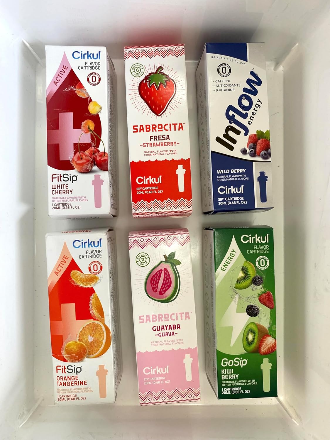 Variety Pack Flavored Drink Cartridges (6 Count) U19831