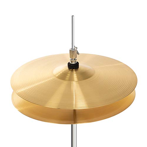 5-Piece Full Size Adult Drum Set with Remo Heads & Brass Cymbals F788020
