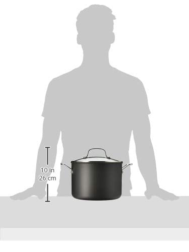 Nonstick Hard-Anodized 8-Quart Stockpot with Lid Q728457