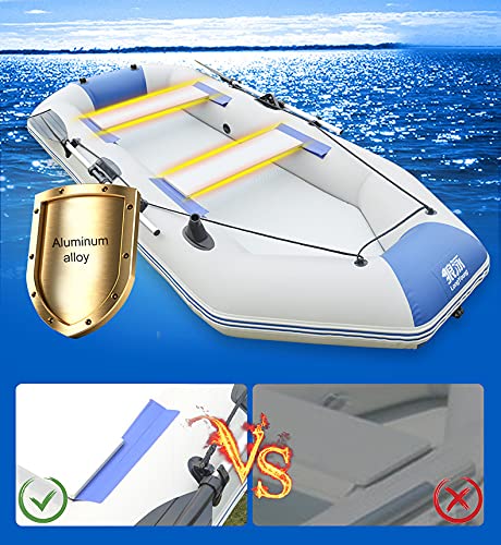 Inflatable Kayak 9-Foot 4-Person Fishing Boat with Paddle K973