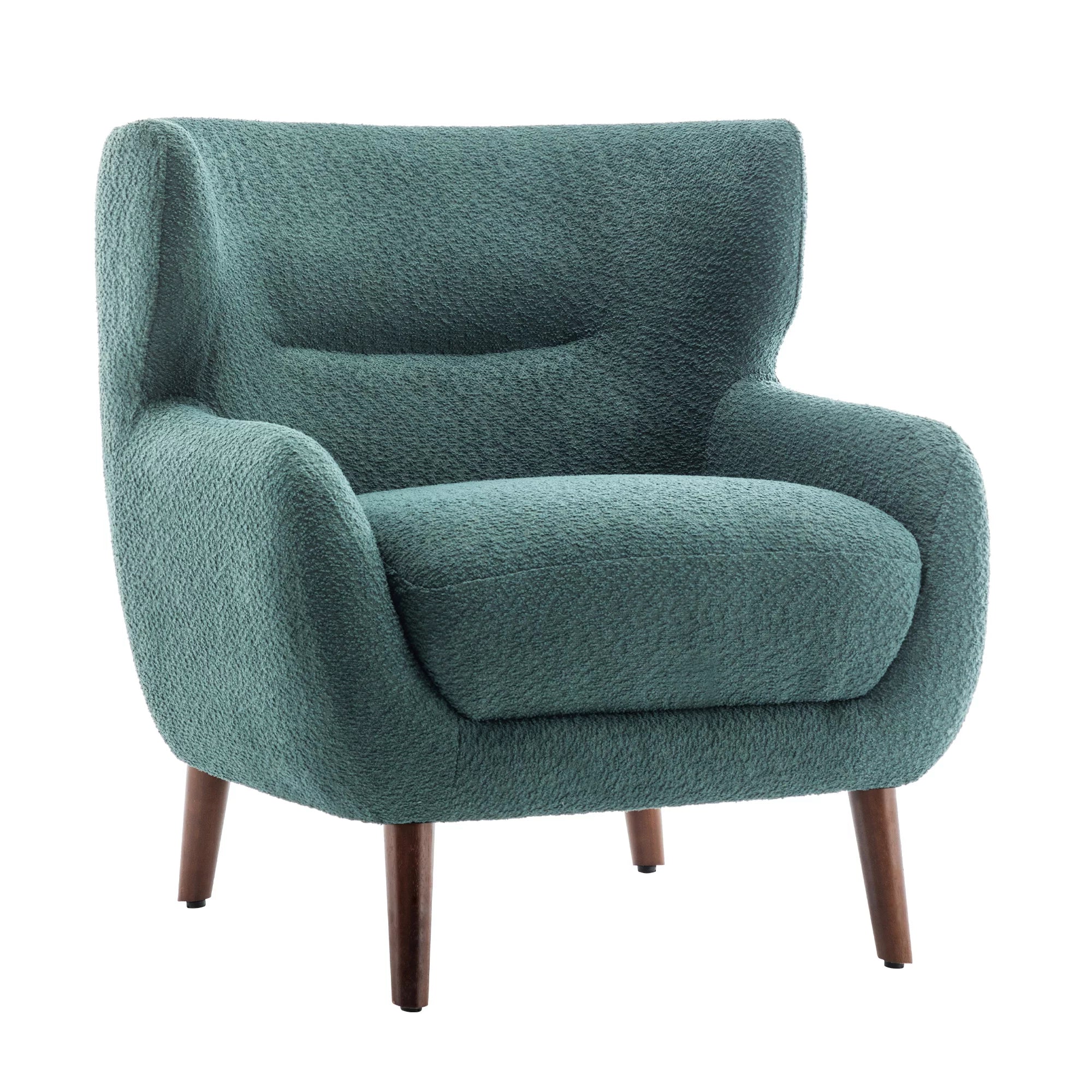Tufted Wingback Accent Chair, Green G75060
