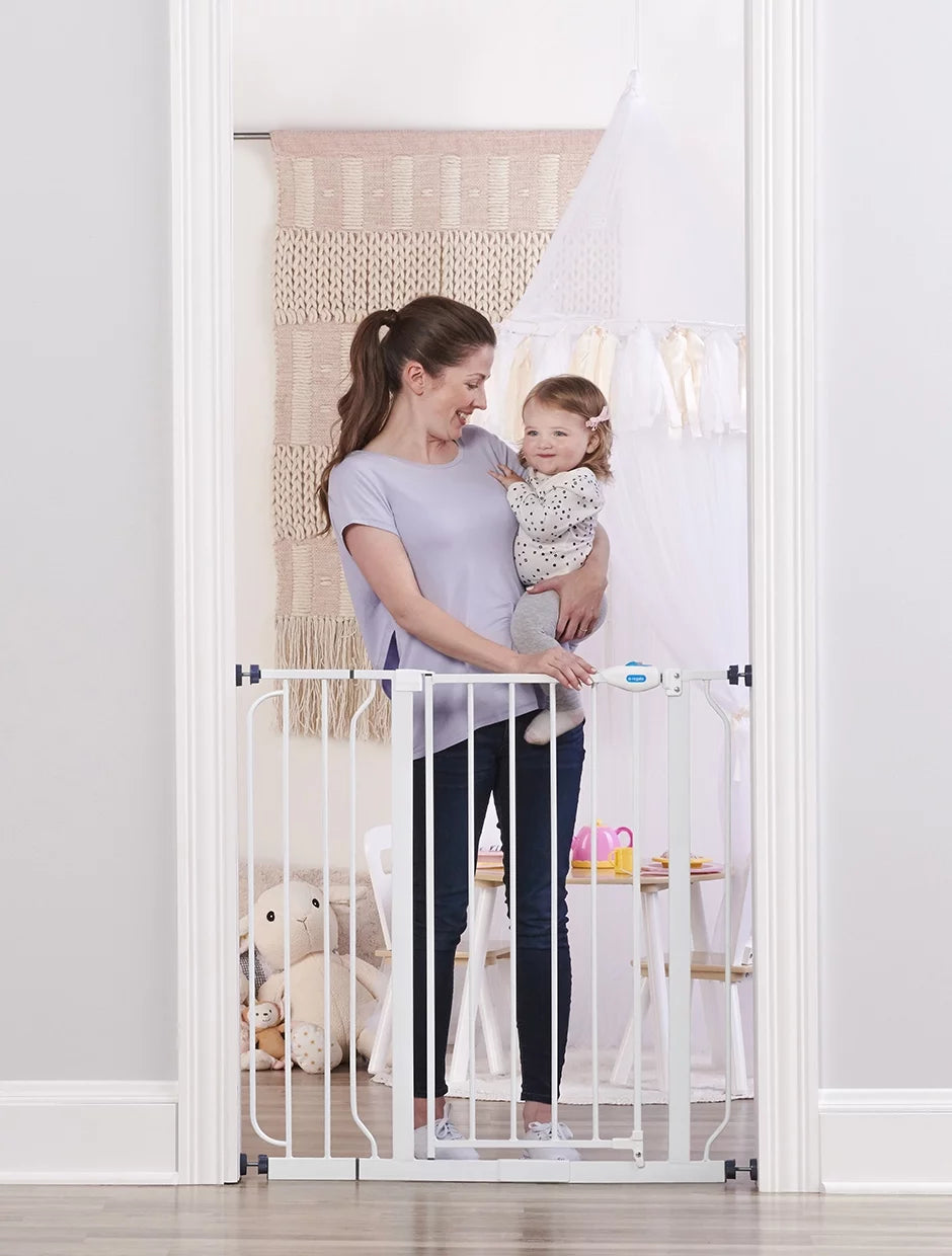 Extra Tall Walk Thru Baby Gate, 6 to 24 Months J980873