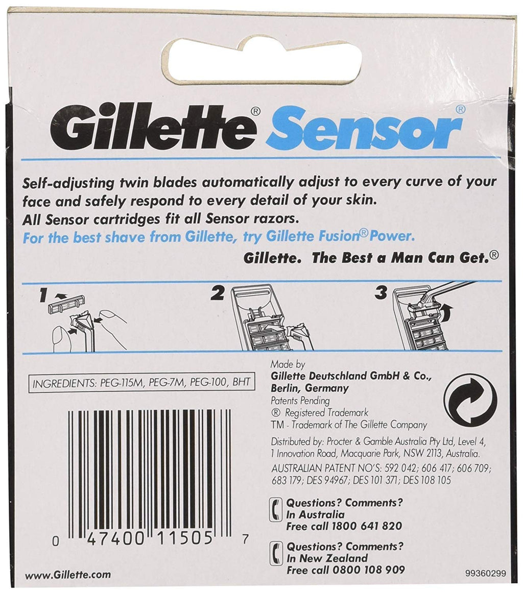 Sensor Razor Refill Cartridges 20 Count F54781