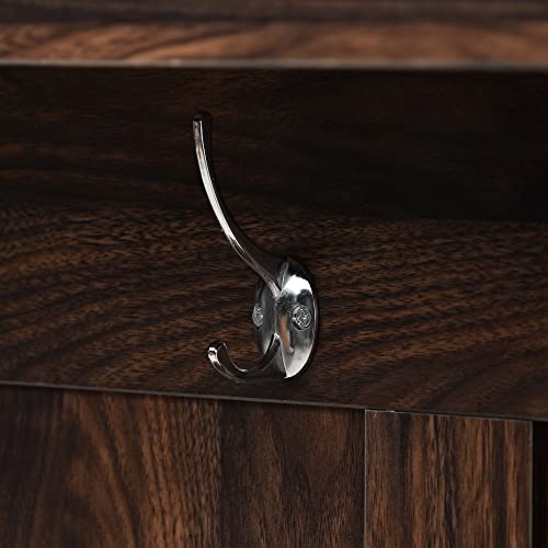 Hall Tree with Storage Bench and 6 Hooks H51569