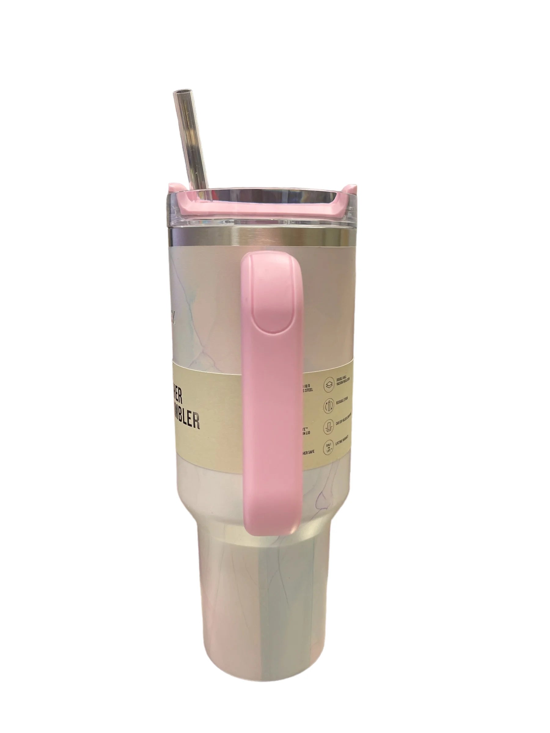 Watercolor Tulle Stainless Steel Tumbler 40 oz X6330