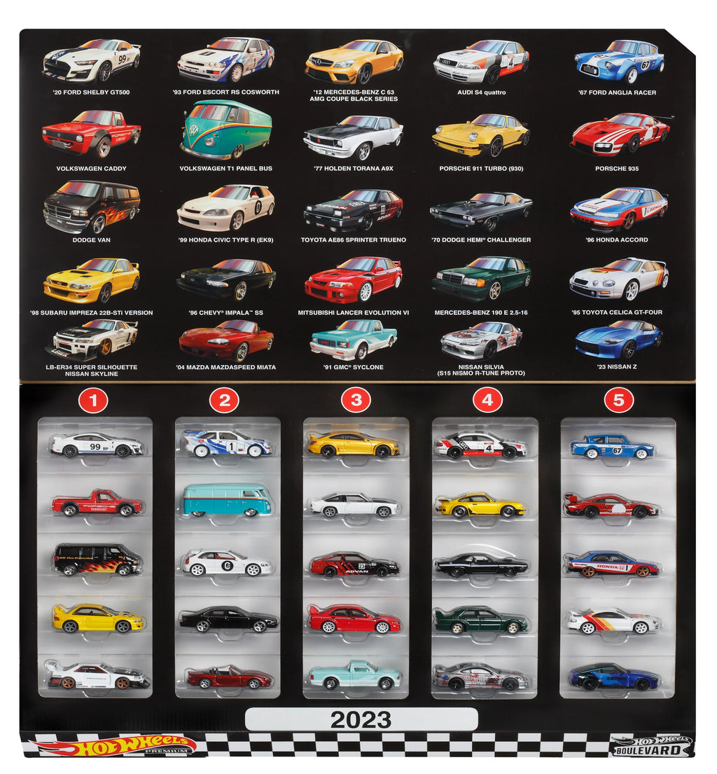 25-Car Factory Set, 1:64 Scale Sports Cars O582334