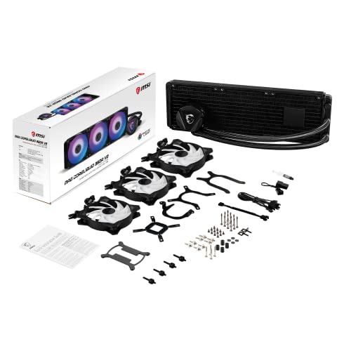 360mm AIO CPU Liquid Cooler with ARGB Triple 120mm Fans Q27156